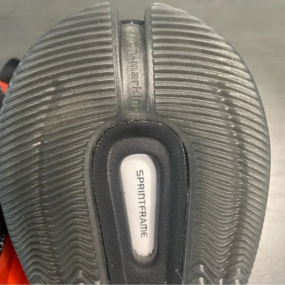 Adidas Damian Lillard Custom Orange Black Men's Basketball Shoe Size 12 - Picture 11 of 14